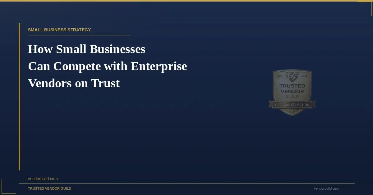 How Vendor Recognition Programs Build Consumer Confidence